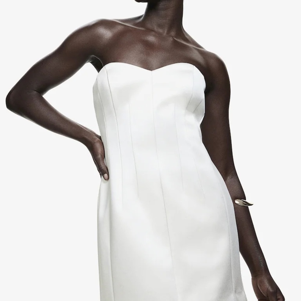 H&M Cream Mini Dress - Picture 2 of 2